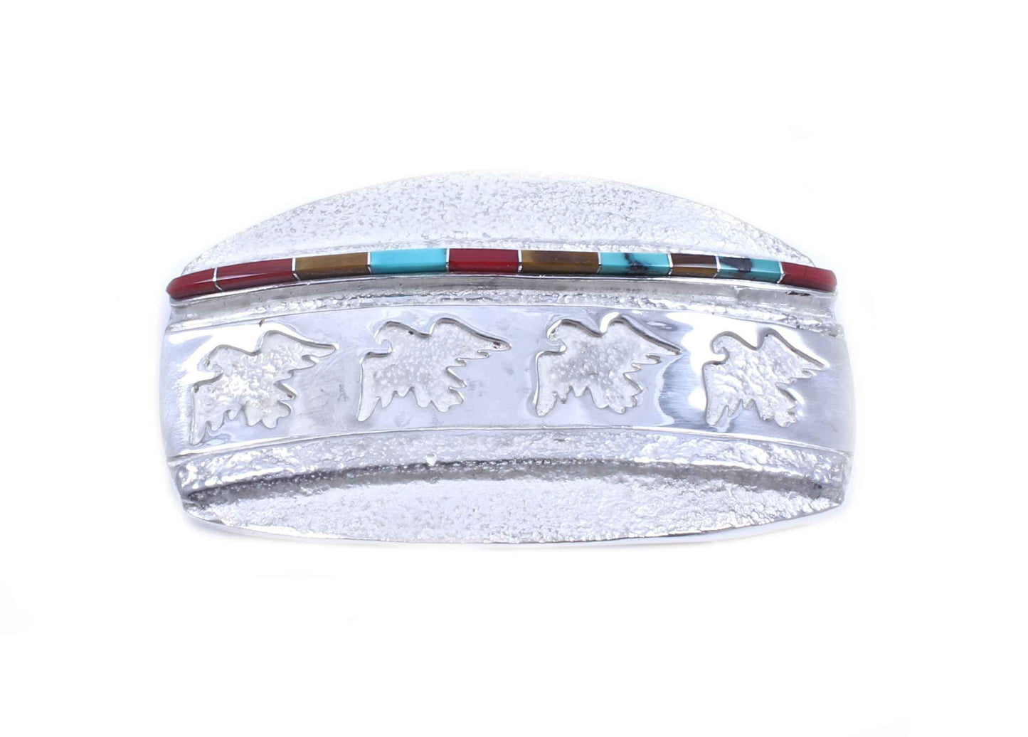Ben Nighthorse-Eagles With Inlay Buckle-Sorrel Sky Gallery-Jewelry