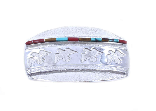 Ben Nighthorse-Eagles With Inlay Buckle-Sorrel Sky Gallery-Jewelry