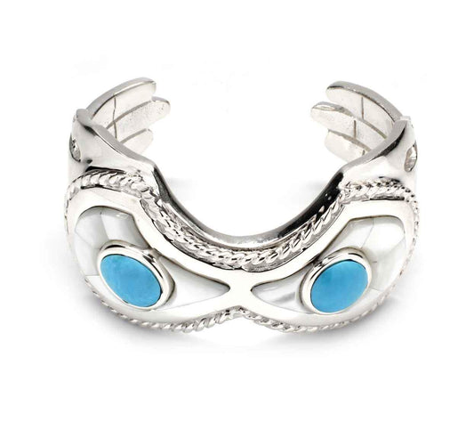 Ben Nighthorse-Sorrel Sky Gallery-Jewelry-Eyes and Hands Cuff Bracelet