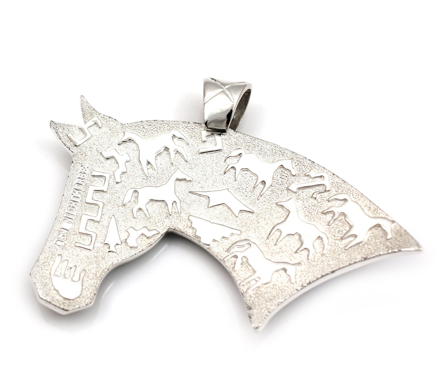 Horse Head Pendant-Jewelry-Ben Nighthorse-Sorrel Sky Gallery