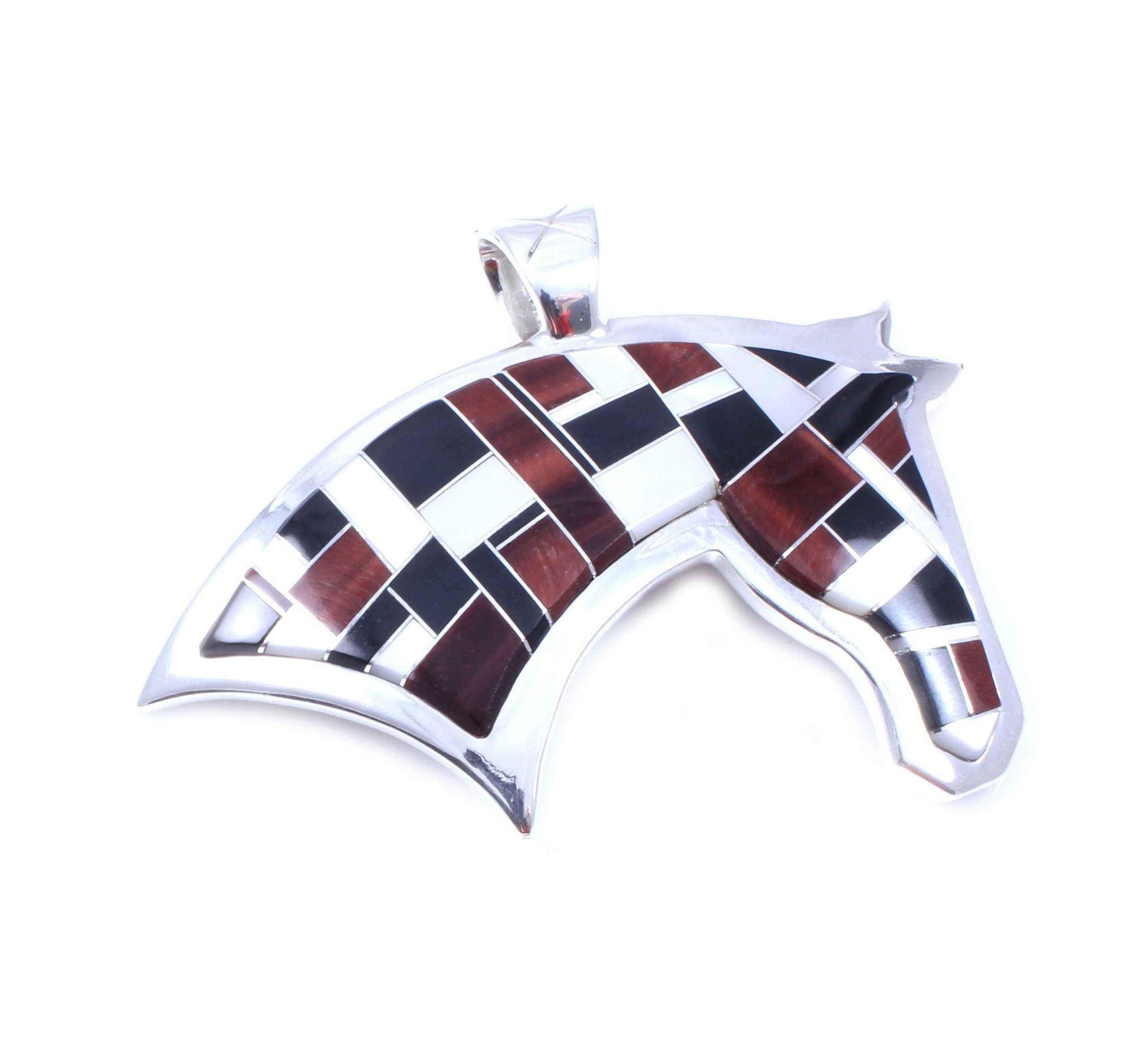 Ben Nighthorse-Horse Head Pendant-Sorrel Sky Gallery-Jewelry