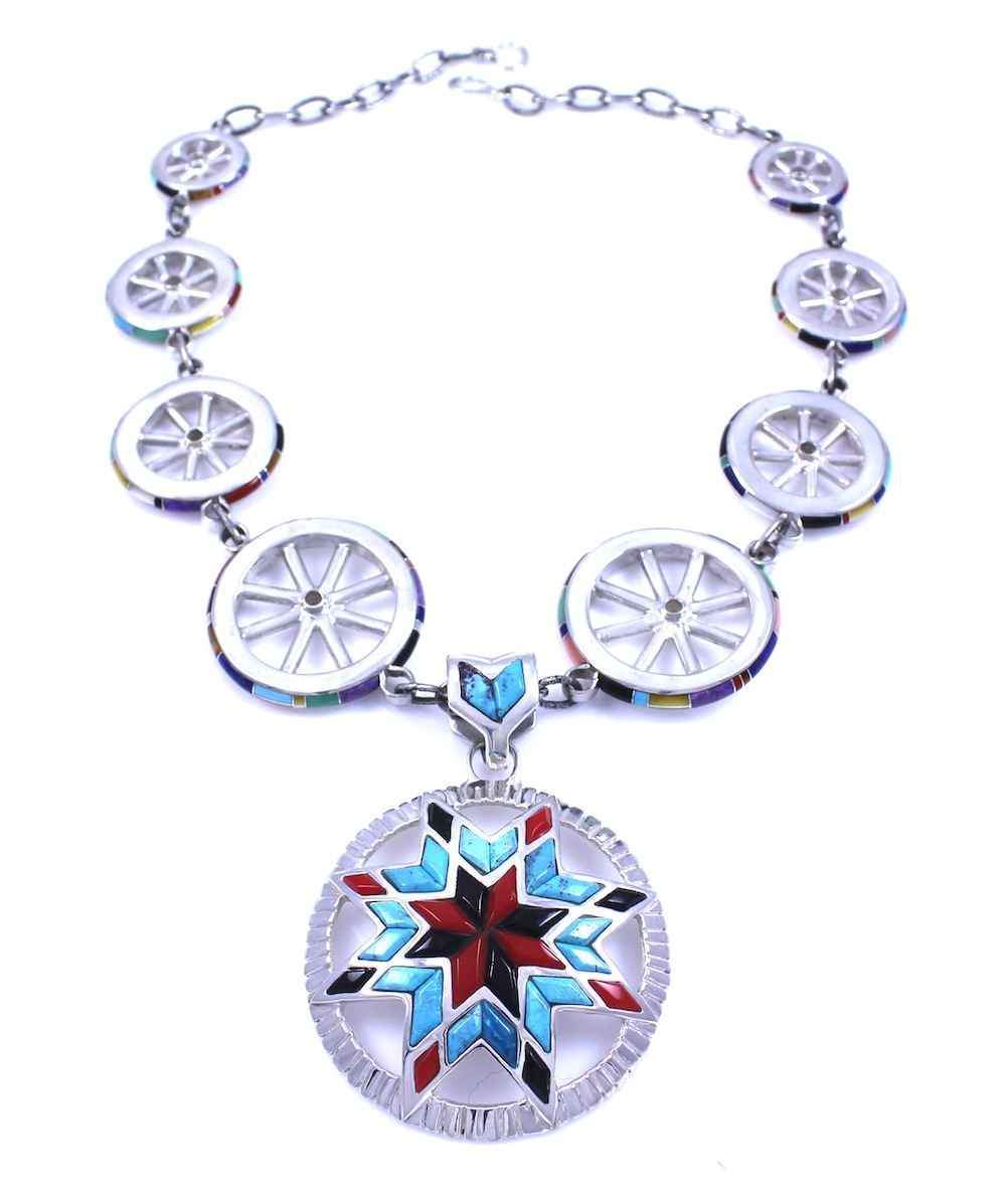 Ben Nighthorse-Lakota Sioux Star Necklace-Sorrel Sky Gallery-Jewelry