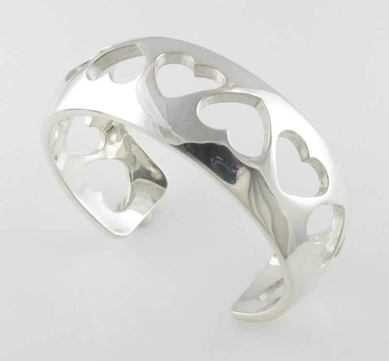 Ben Nighthorse-Multi Hearts Bracelet-Sorrel Sky Gallery-Jewelry