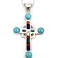Old Wooden Holy Cross Pendant-Jewelry-Ben Nighthorse-Sorrel Sky Gallery