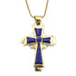 Reversible Gold Coptic Cross Pendant-Jewelry-Ben Nighthorse-Sorrel Sky Gallery
