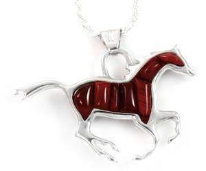 Ben Nighthorse-Reversible Running Horse Pendant-Sorrel Sky Gallery-Jewelry