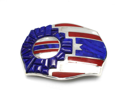 Ben Nighthorse-Spirit Of America Belt Buckle-Sorrel Sky Gallery-Jewelry