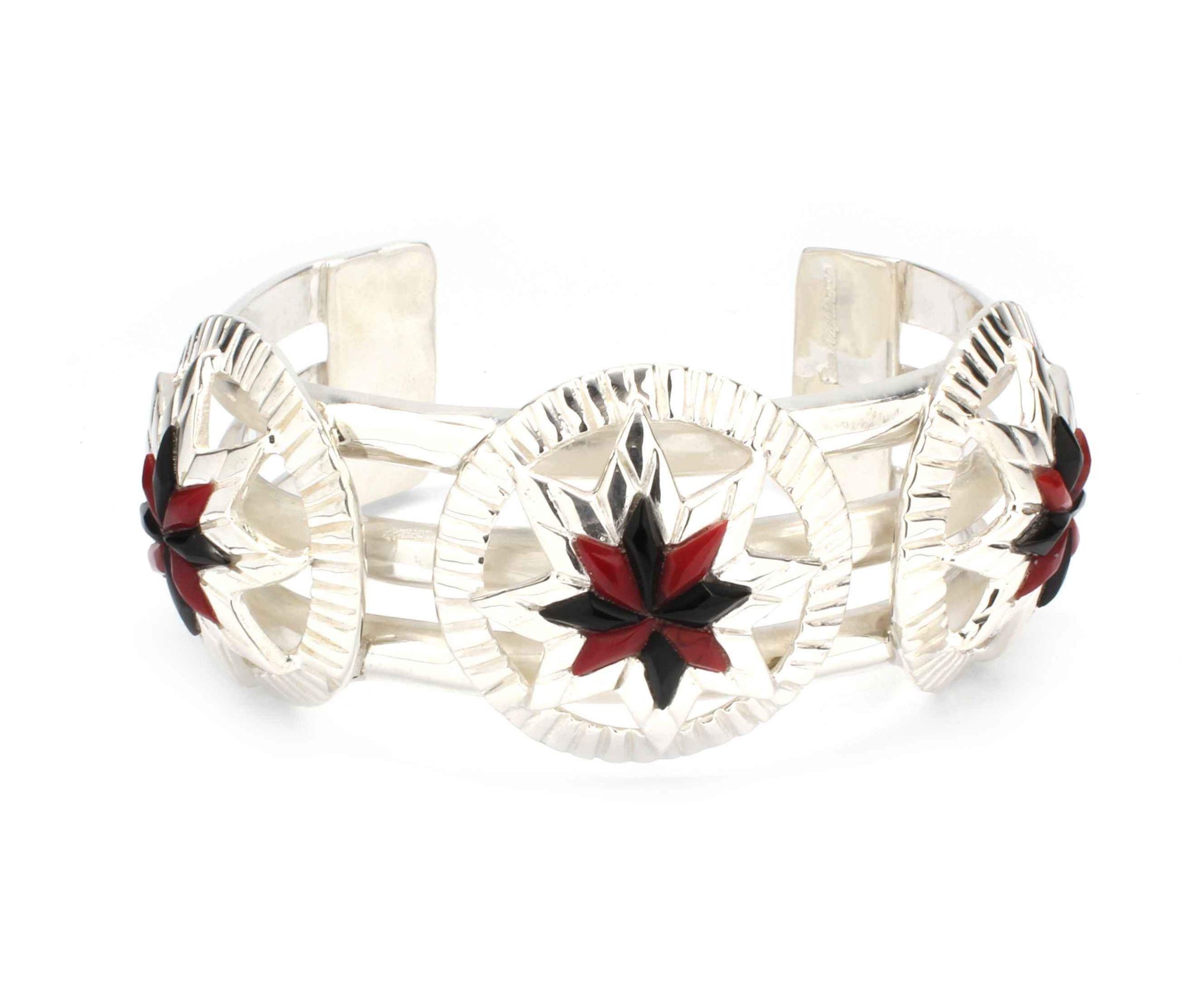 Ben Nighthorse-Three Bar Lakota Sioux Cuff Bracelet-Sorrel Sky Gallery-Jewelry