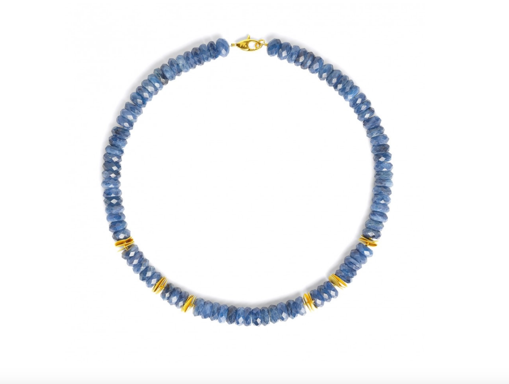 Ronjas Kyanite Necklace-Jewelry-Bernd Wolf-Sorrel Sky Gallery