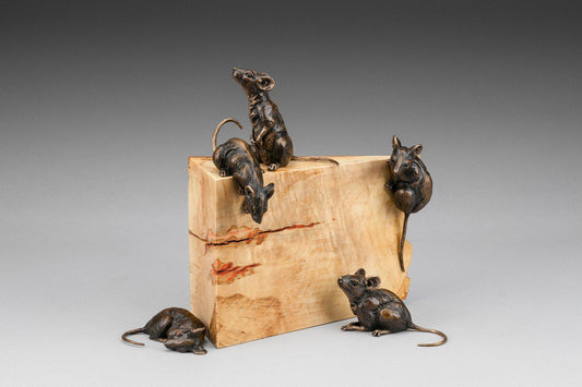 Bryce's Mice-Sculpture-Bryce Pettit-Sorrel Sky Gallery
