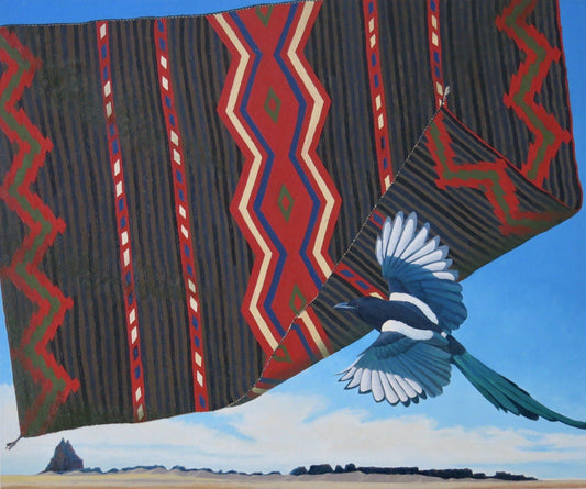 Shiprock And Magpie-Painting-David Knowlton-Sorrel Sky Gallery