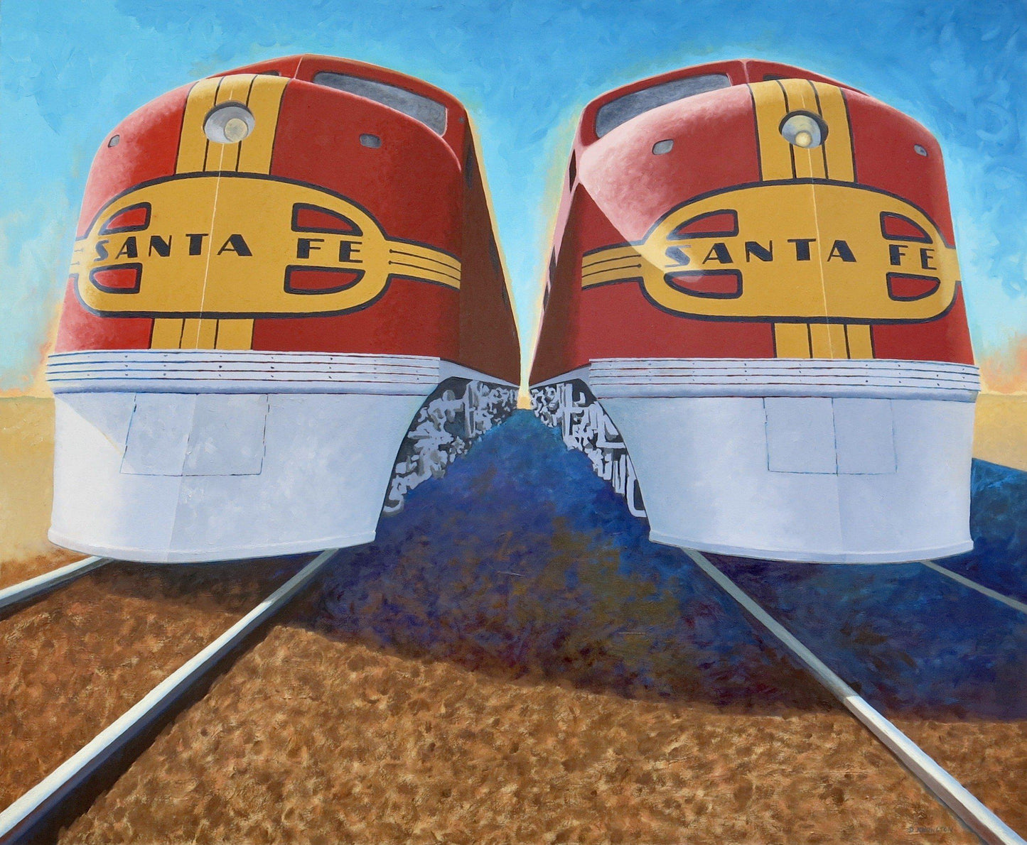 Twins-Painting-David Knowlton-Sorrel Sky Gallery
