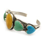 5 Stone Cuff Bracelet-Jewelry-Don Lucas-Sorrel Sky Gallery