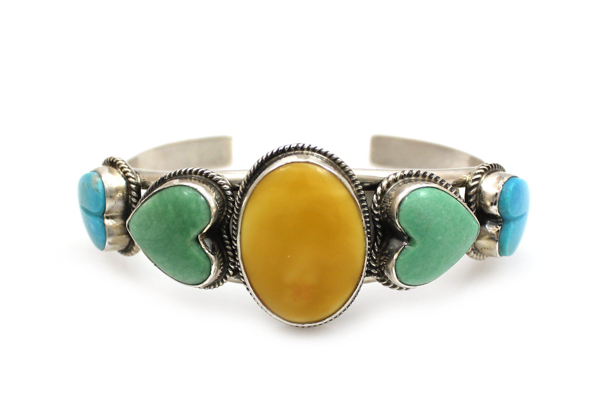 5 Stone Cuff Bracelet-Jewelry-Don Lucas-Sorrel Sky Gallery