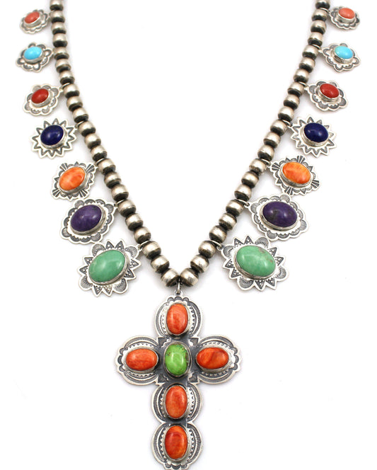 Cross Charm Necklace-Jewelry-Don Lucas-Sorrel Sky Gallery