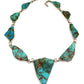 9 Stone Kingman Turquoise Necklace-Jewelry-Doug Magnus-Sorrel Sky Gallery