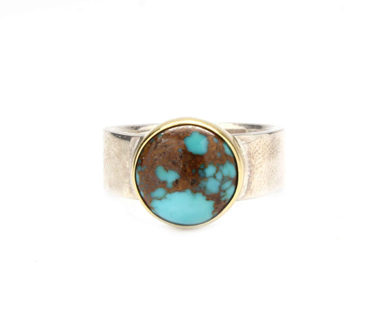 Doug Magnus-Cerrillos Turquoise Ring-Sorrel Sky Gallery-Jewelry