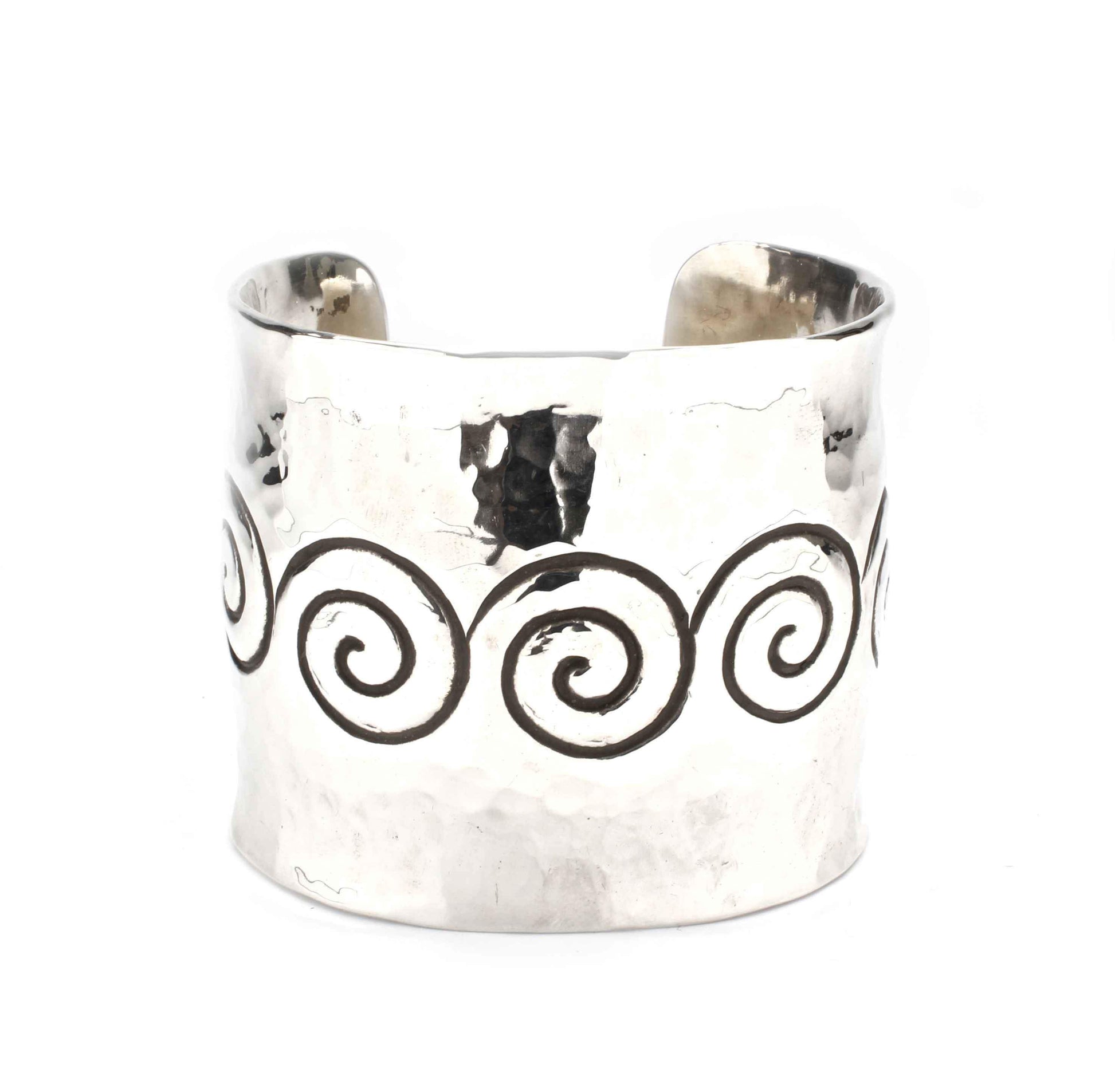 Doug Magnus-Sterling Silver Swirl Cuff Bracelet-Sorrel Sky Gallery-Jewelry