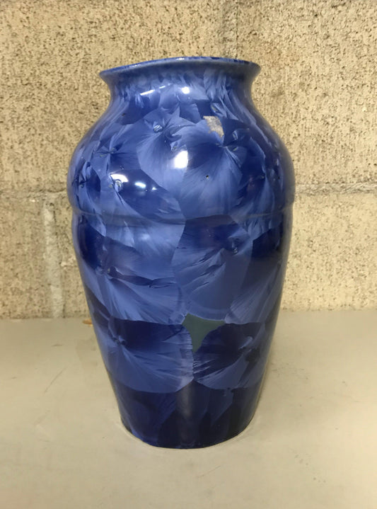 Blue Flower Vase-Duly Mitchell-Duly Mitchell-Sorrel Sky Gallery