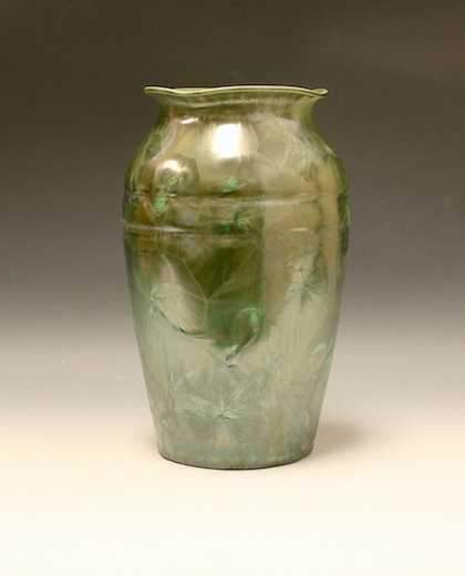 Duly Mitchell-Sorrel Sky Gallery-Sculpture-Green Flowering Vase