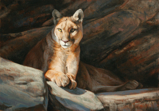 Cougar-Painting-Edward Aldrich-Sorrel Sky Gallery