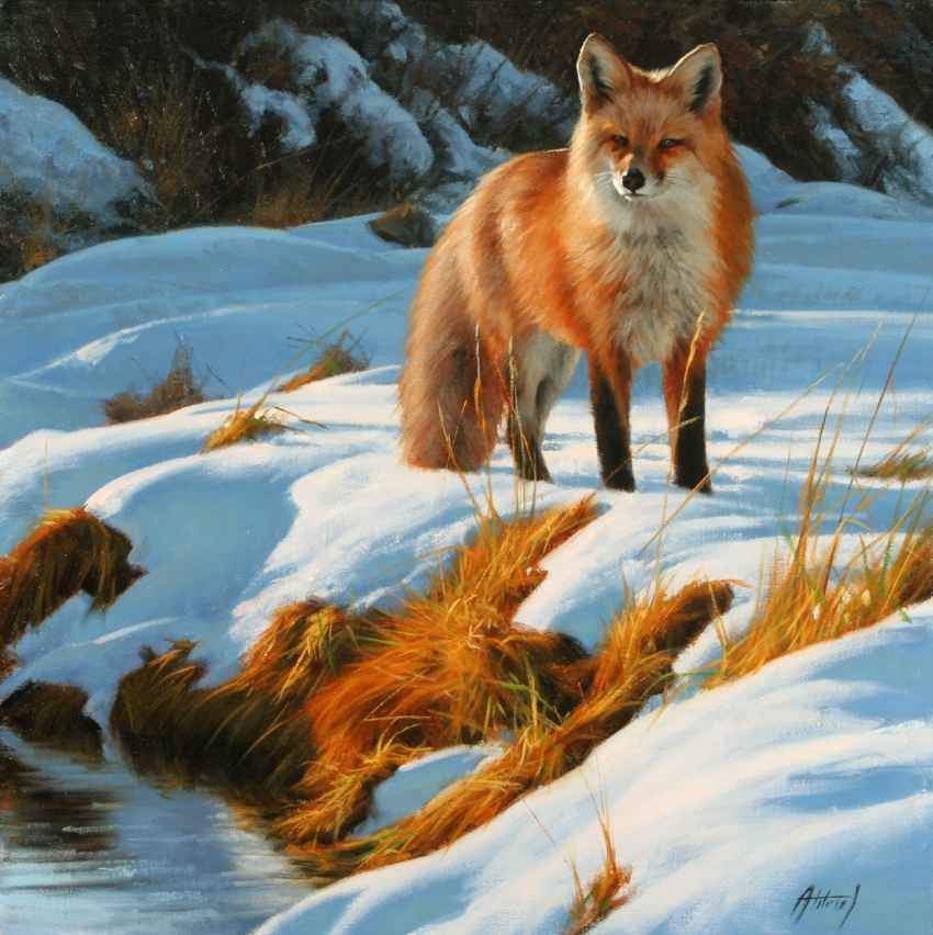 Edward Aldrich-Winter Scout-Sorrel Sky Gallery-Painting