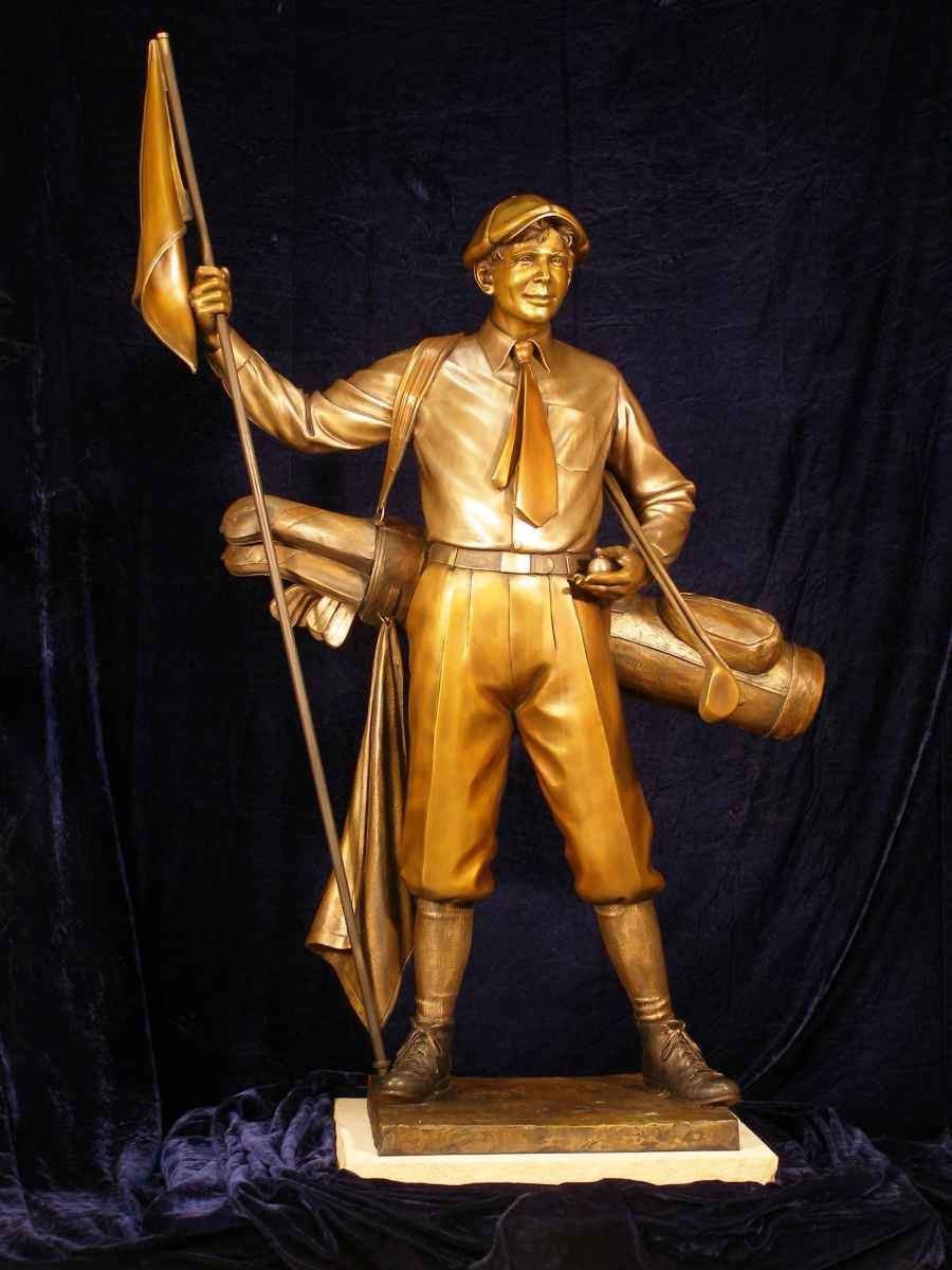 George Lundeen-Sorrel Sky Gallery-Sculpture-Caddy - Lifesize
