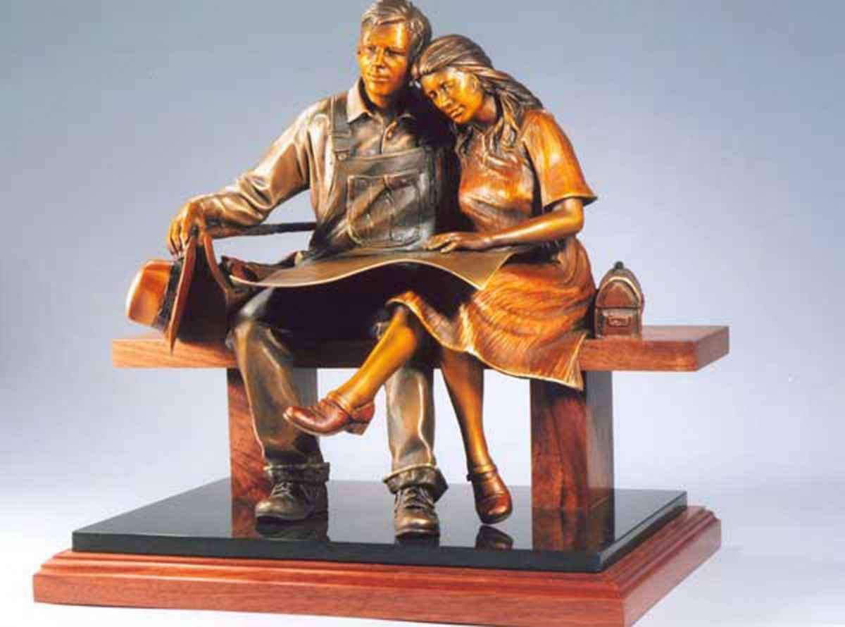 George Lundeen-Sorrel Sky Gallery-Sculpture-Hometown