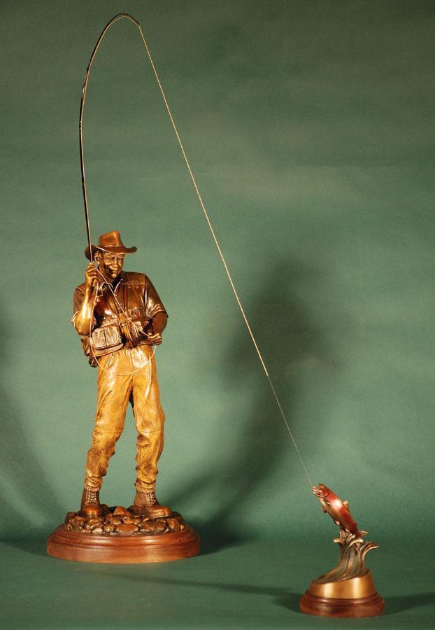 Hooked - Fly Fisherman Maquette