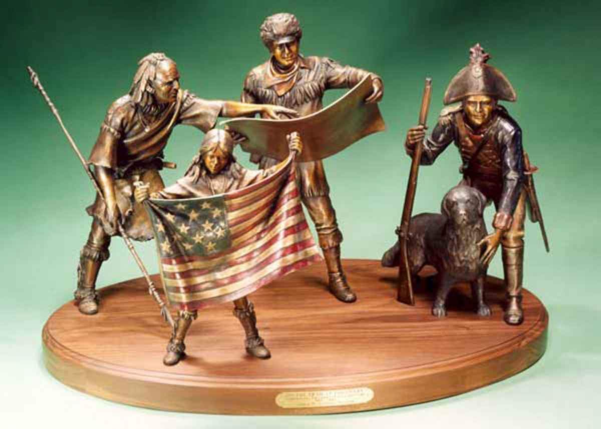 George Lundeen-Sorrel Sky Gallery-Sculpture-On The Trail Of Discovery