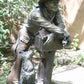 George Lundeen-Sorrel Sky Gallery-Sculpture-Waitin For An Answer Lifesize