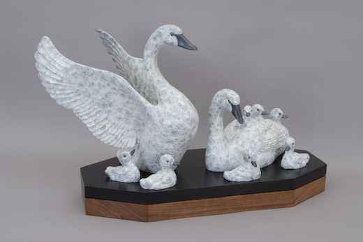 Gerald Balciar-Sorrel Sky Gallery-Sculpture-Trumpeter Pond