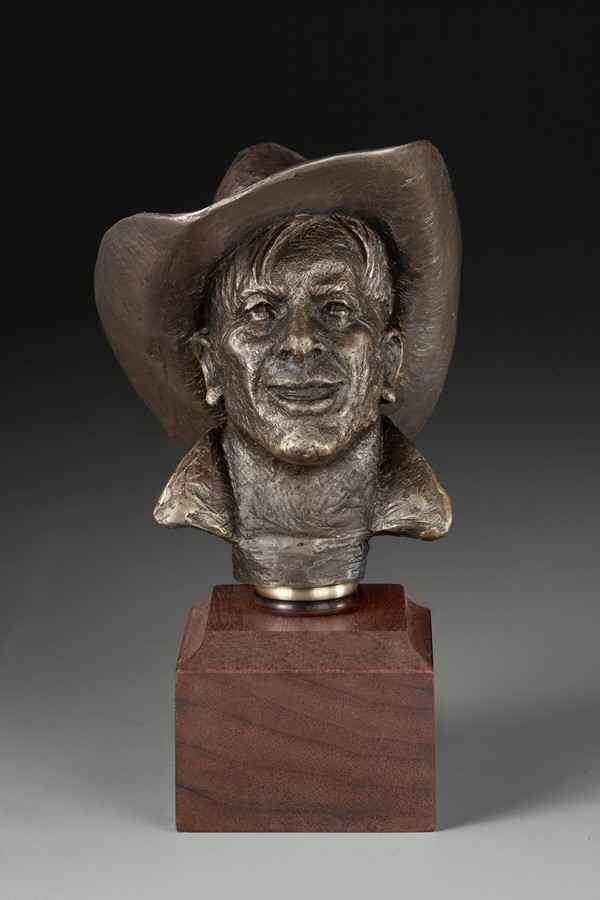 Greg Kelsey-Sorrel Sky Gallery-Sculpture-Cowboy Cheer