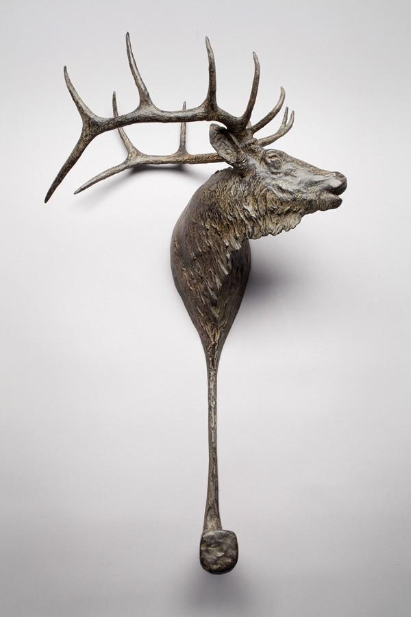 Dark Timber Hat Rack-Sculpture-Greg Kelsey-Sorrel Sky Gallery