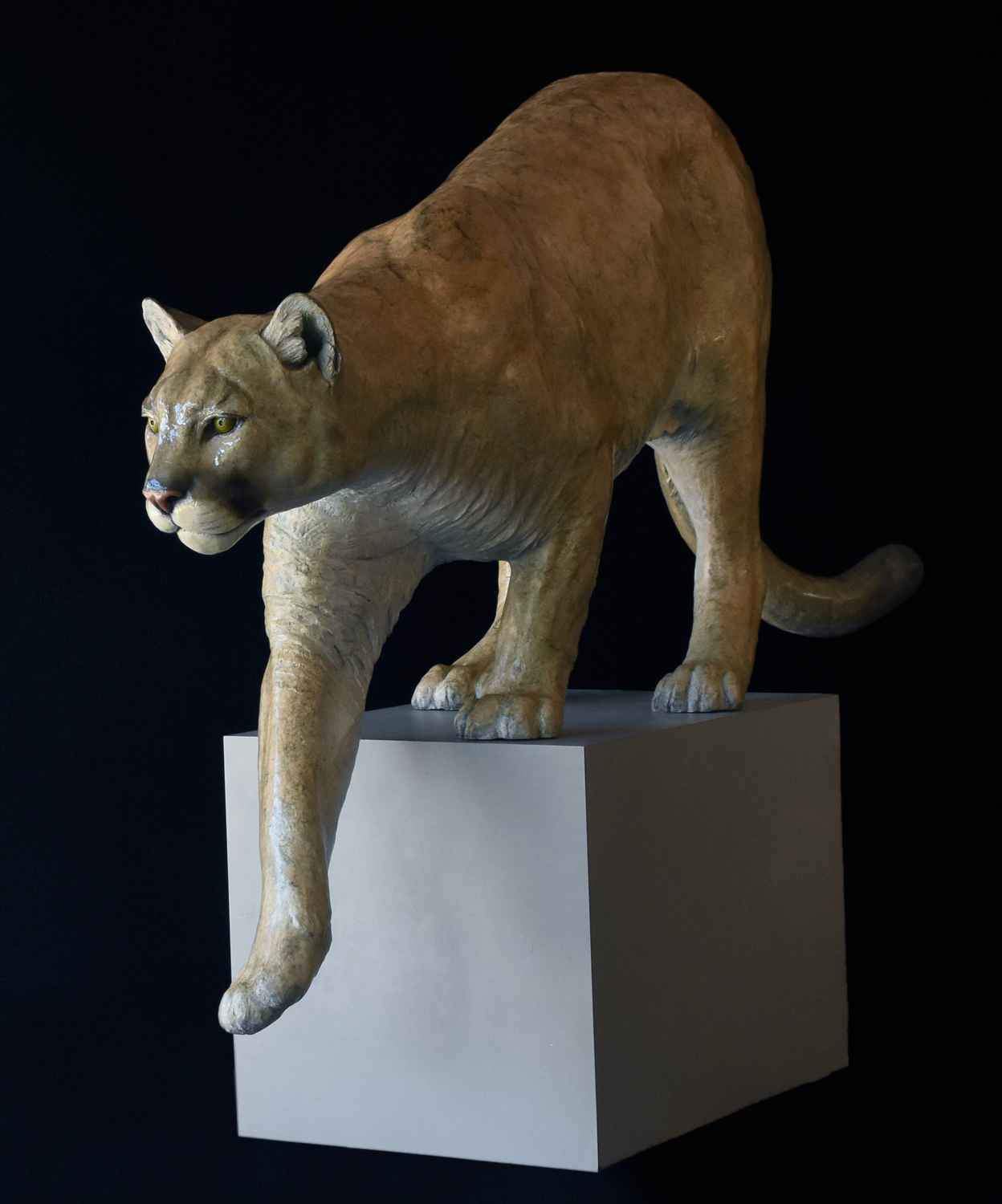 Jim Eppler-Cougar - Lifesize-Sorrel Sky Gallery-Sculpture