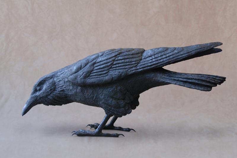 Paper offers Mache / Paper Clay Life Size Raven