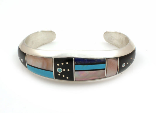 Inlay Cuff Bracelet-Jewelry-Jimmy Poyer-Sorrel Sky Gallery