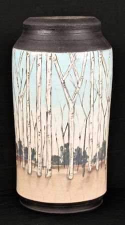 Laura Bruzzese-Sorrel Sky Gallery-Pottery-Aspen Vase (Large)