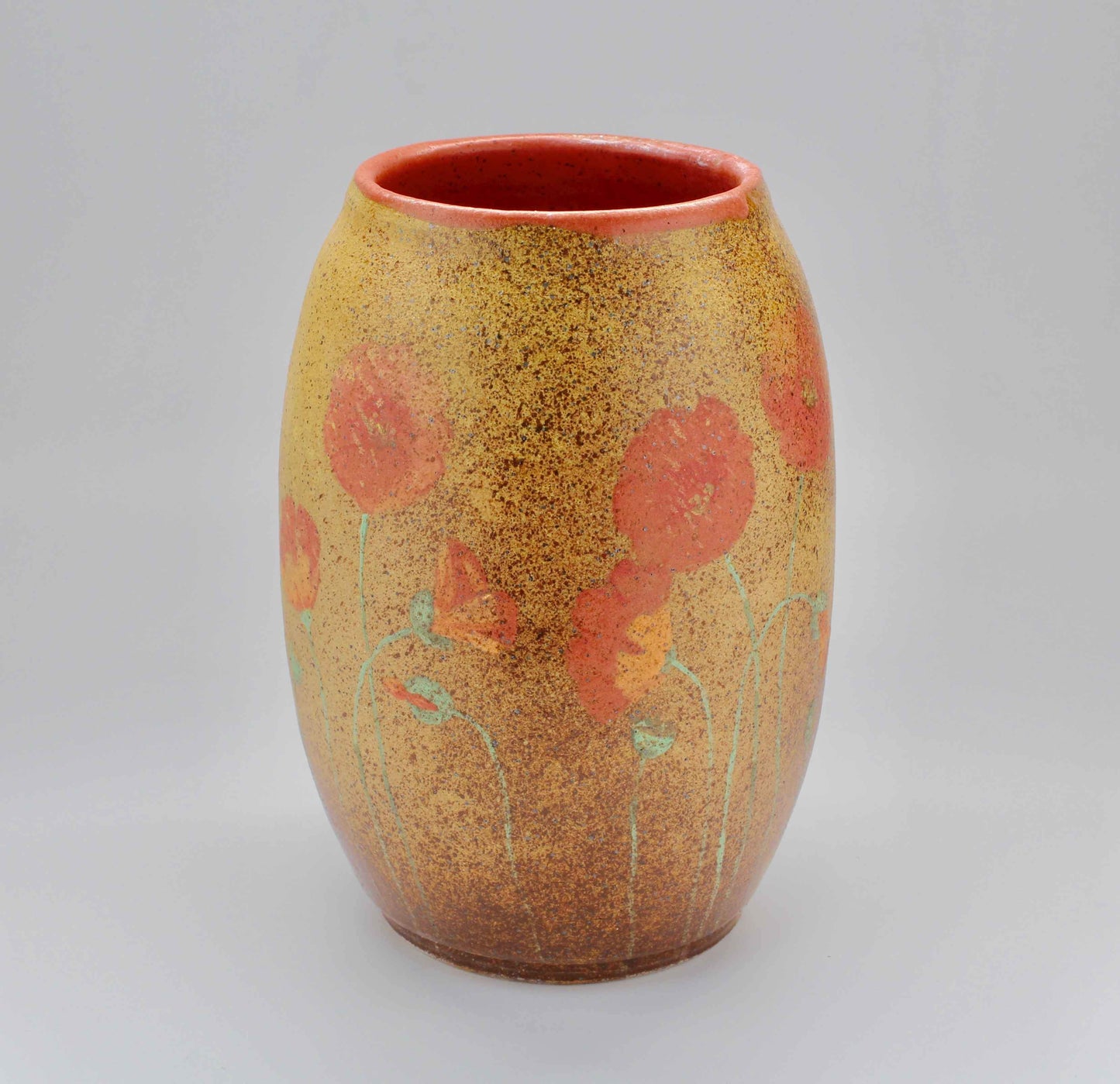 Laura Bruzzese-Sorrel Sky Gallery-Pottery-Poppies Vase