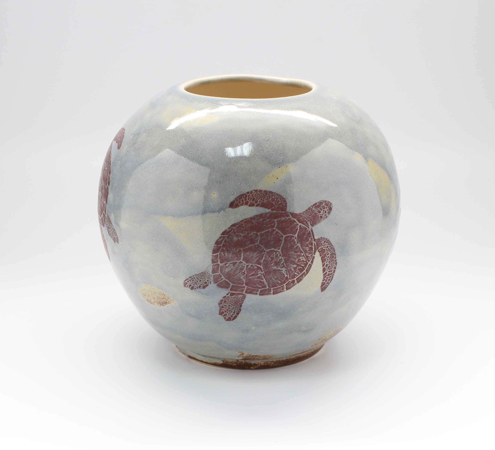 Laura Bruzzese-Sorrel Sky Gallery-Pottery-Turtle Vase