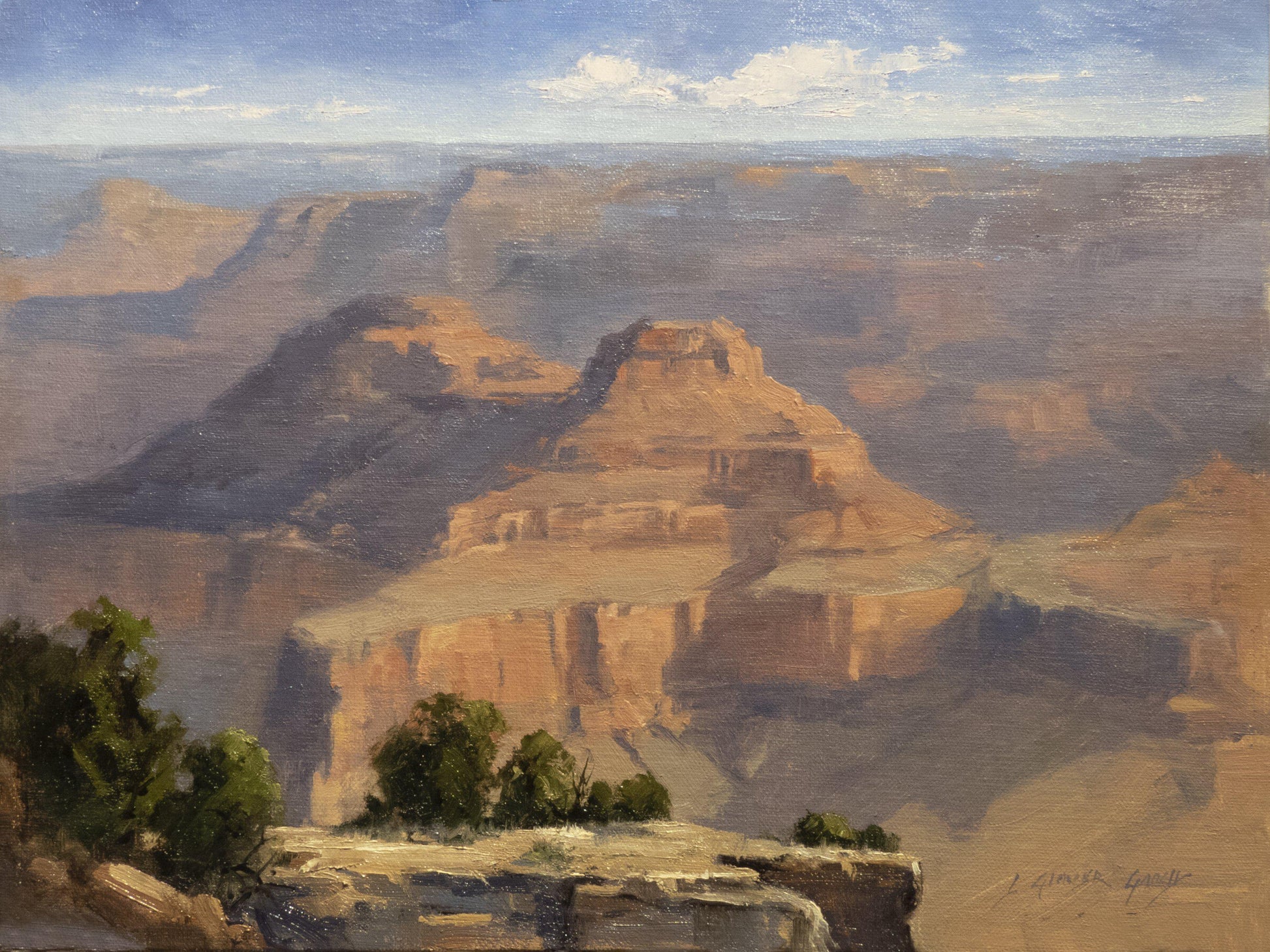 Along the Canyon Rim-Painting-Linda Glover Gooch-Sorrel Sky Gallery