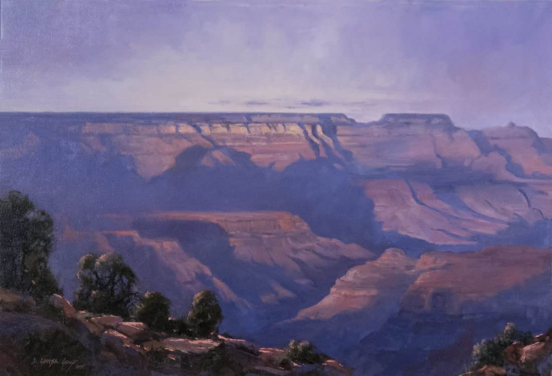 On the Edge of Twilight-Painting-Linda Glover Gooch-Sorrel Sky Gallery