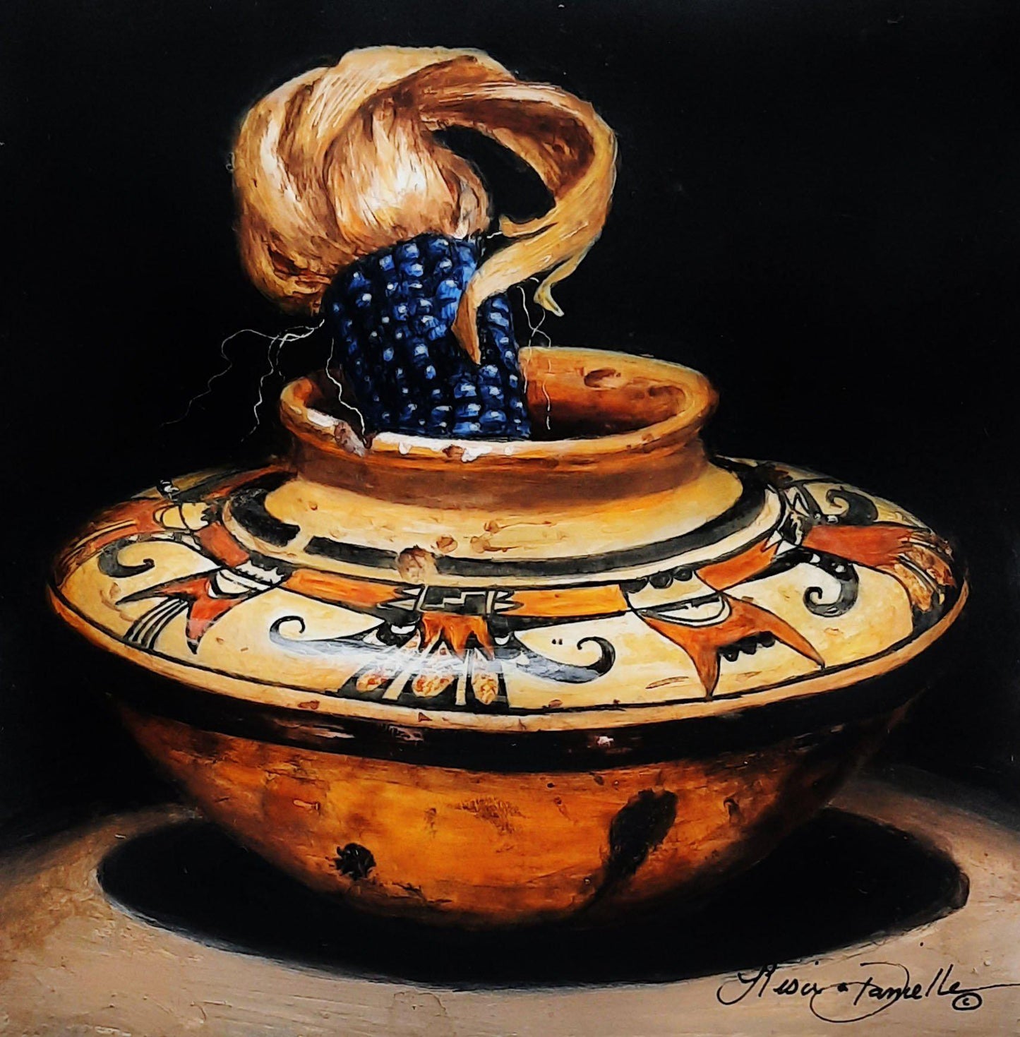 Little Sacred Seed Jar-Painting-Lisa Danielle-Sorrel Sky Gallery