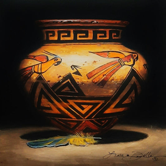 Macaws of Hopi Mesas-Painting-Lisa Danielle-Sorrel Sky Gallery