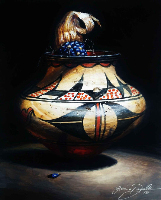 San Ildefonso, Sacred Blue-Lisa Danielle-Sorrel Sky Gallery