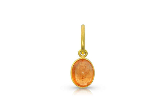 Loren Nicole-Mandarine Garnet 22K Gold Charm-Sorrel Sky Gallery-Jewelry