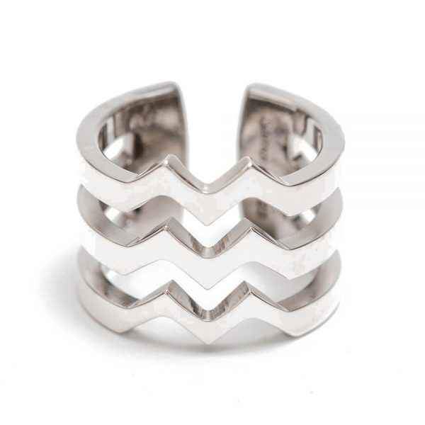 sterling silver geometric ring by maria samora