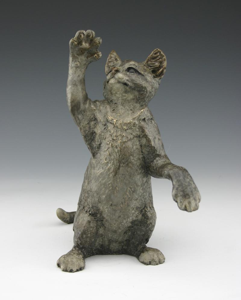 Frisky Feline-Sculpture-Mark Dziewior-Sorrel Sky Gallery