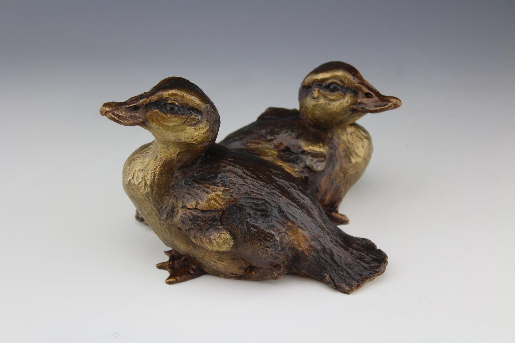 Mallard Ducklings-Sculpture-Mark Dziewior-Sorrel Sky Gallery