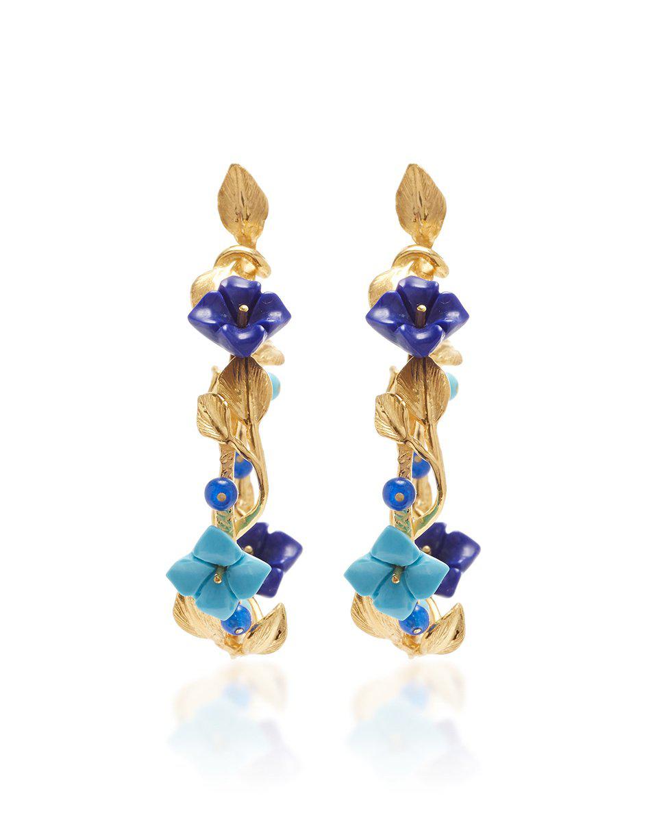 Mini Flower Whirl Earrings-Jewelry-Of Rare Origin-Sorrel Sky Gallery